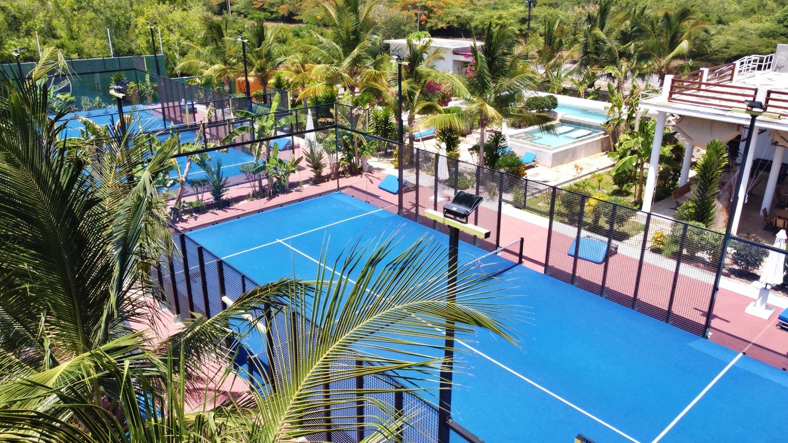 Campi padel Zanzibar al tramonto